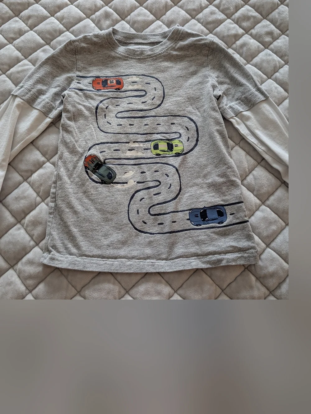 Carter's And Cat & Jack Toddler Boy Long Sleeve Shirt, Size 4T, Set Of 5x Shirts